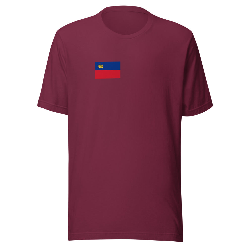 National Flag Shirts - Collection 20 Liechtenstein mshirt-s