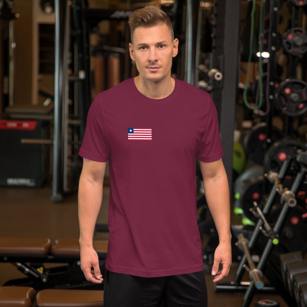 National Flag Shirts - Collection 20 Liberia mshirt-m