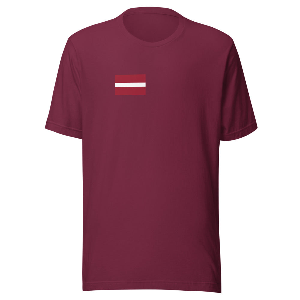 National Flag Shirts - Collection 21 Latvia mshirt-s