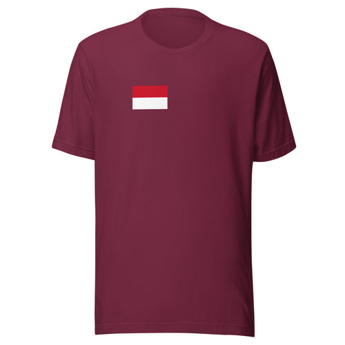 National Flag Shirts - Collection 22 Monaco / S / Maroon