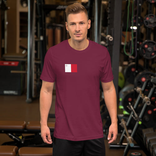 National Flag Shirts - Collection 24 Malta / S / Maroon