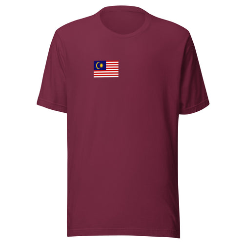 National Flag Shirts - Collection 25 Malaysia / S / Maroon