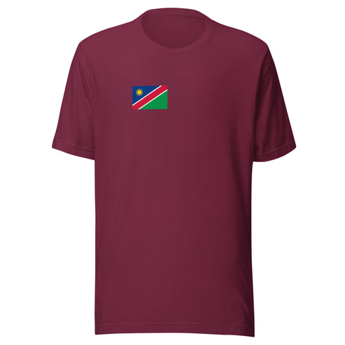 National Flag Shirts - Collection 25 Namibia / S / Maroon
