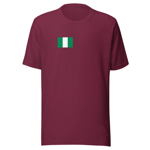 National Flag Shirts - Collection 26 Nigeria / S / Maroon