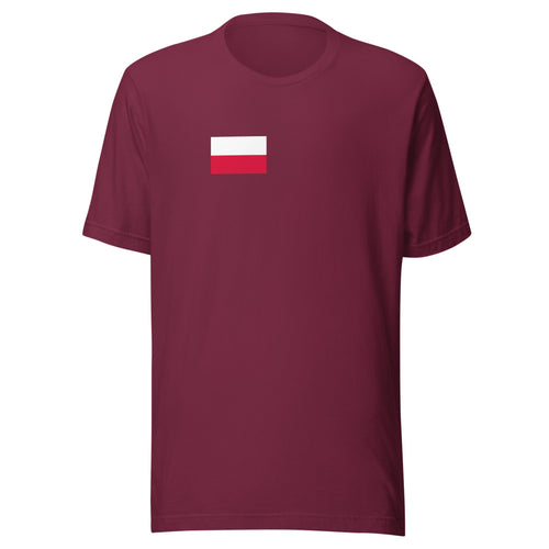 National Flag Shirts - Collection 28 Poland / S / Maroon
