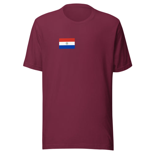 National Flag Shirts - Collection 29 Paraguay / S / Maroon