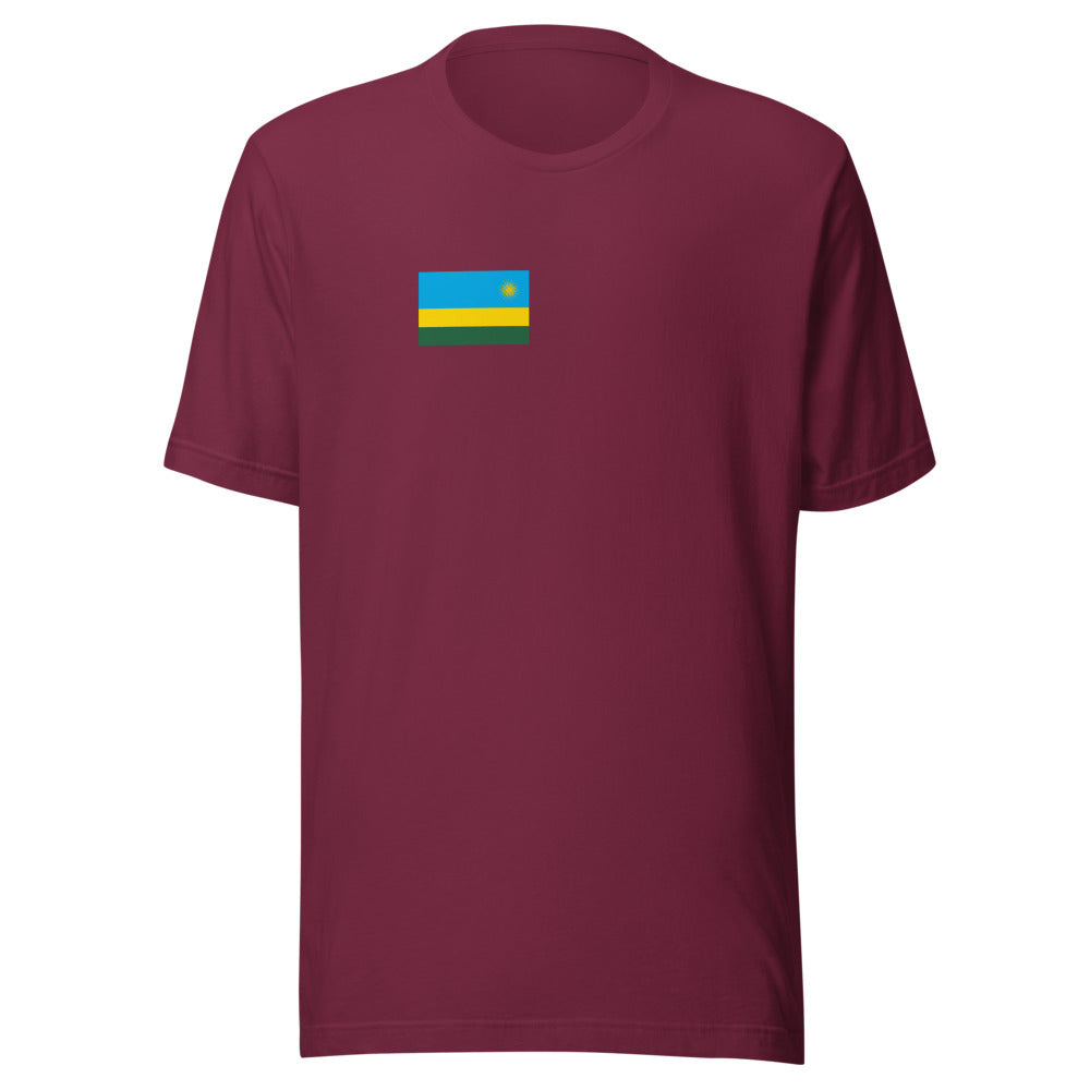 National Flag Shirts - Collection 30 Rwanda mshirt-s