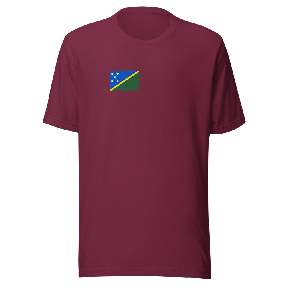 National Flag Shirts - Collection 30 Solomon Islands mshirt-s