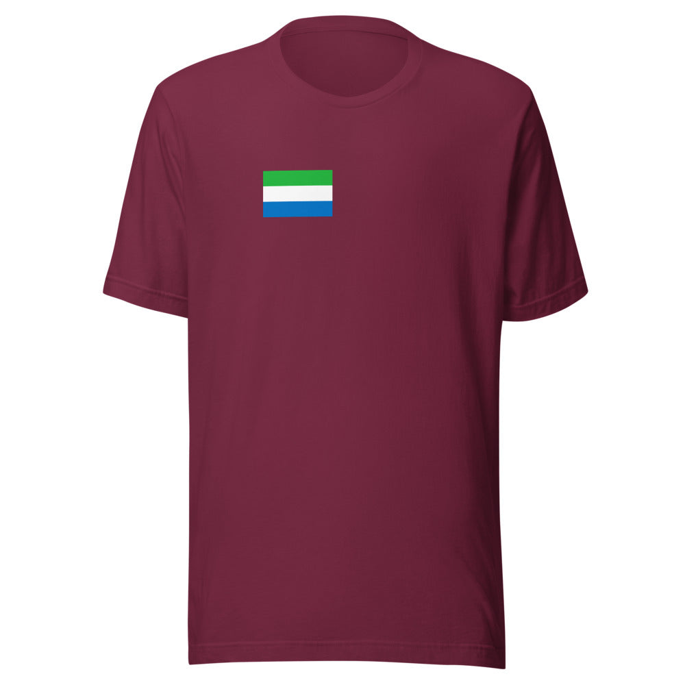 National Flag Shirts - Collection 32 Sierra Leone mshirt-s