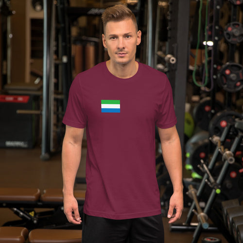 National Flag Shirts - Collection 32 Sierra Leone / S / Maroon