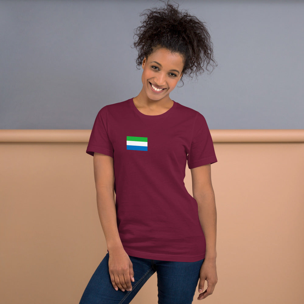National Flag Shirts - Collection 32 Sierra Leone mshirt-m