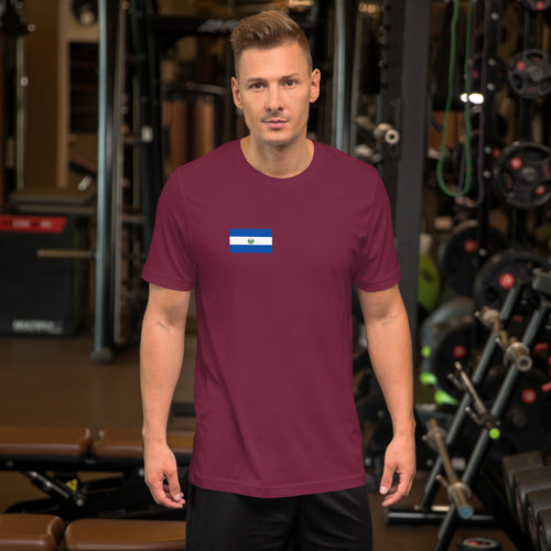 National Flag Shirts - Collection 33 El Salvador / S / Maroon