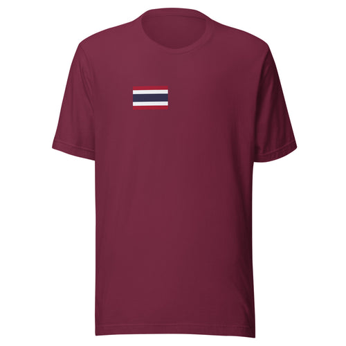 National Flag Shirts - Collection 34 Thailand / S / Maroon