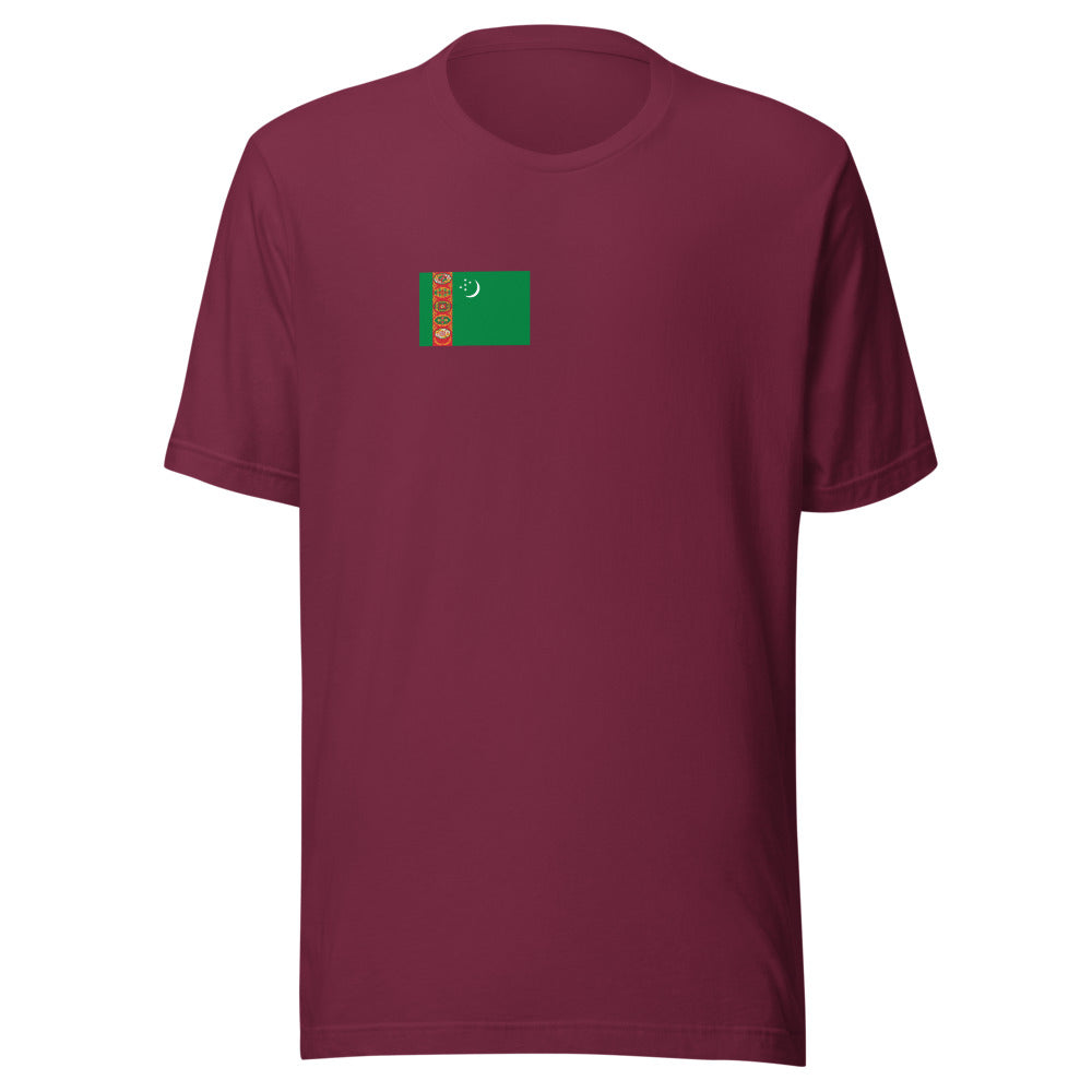 National Flag Shirts - Collection 35 Turkmenistan mshirt-s