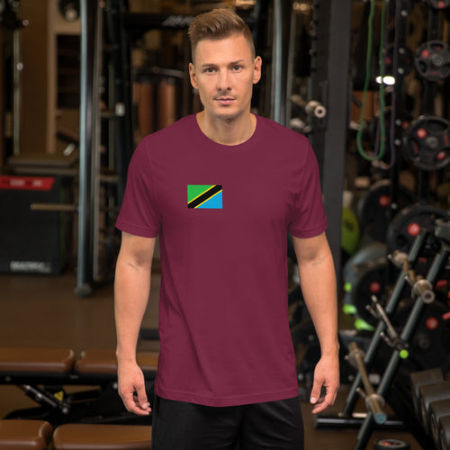 National Flag Shirts - Collection 36 Tanzania / S / Maroon
