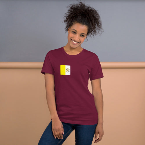 National Flag Shirts - Collection 37 Vatican City / S / Maroon