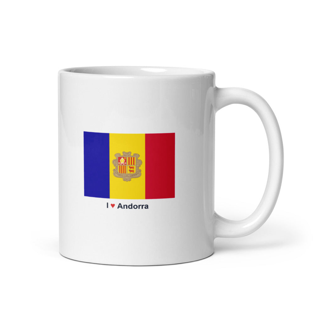 National Flag Mugs - Collection 1 Andorra