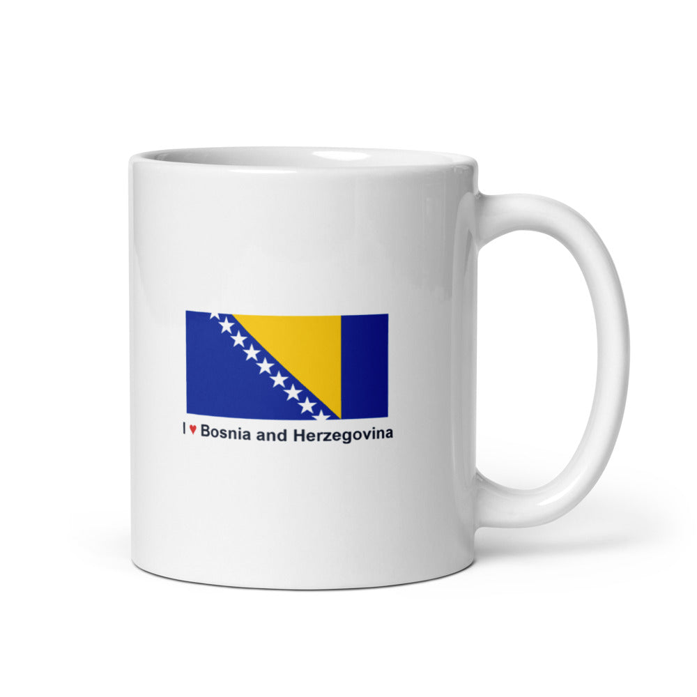 National Flag Mugs - Collection 1 Bosnia and Herzegovina
