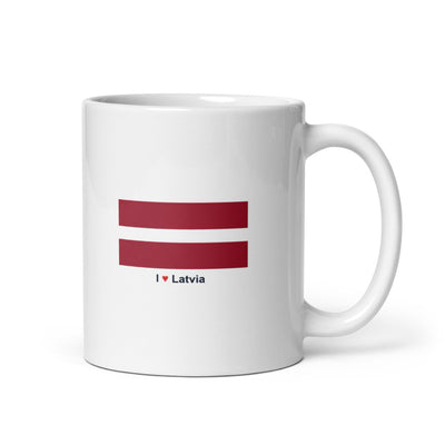 National Flag Mugs - Collection 2 Latvia