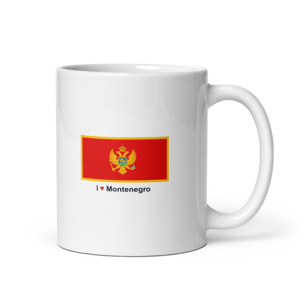 National Flag Mugs - Collection 2 Montenegro