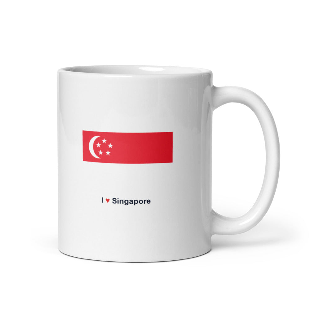 National Flag Mugs - Collection 2 Singapore