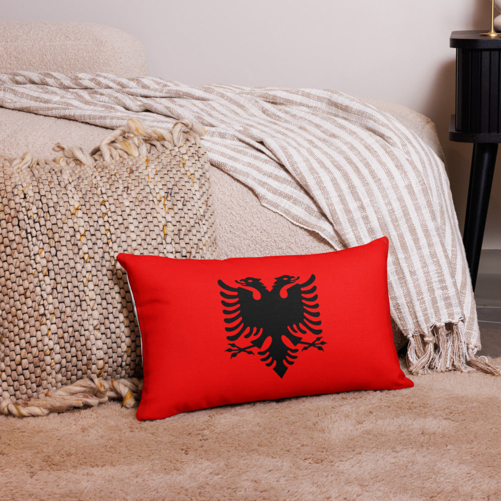 National Flag Pillow Cases - Collection 1 Albania pillow-case-20x12