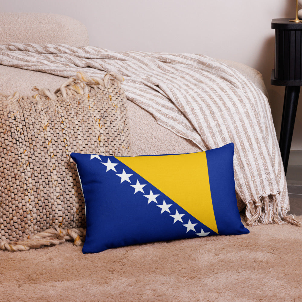 National Flag Pillow Cases - Collection 1 Bosnia & Herzegovina pillow-case-20x12