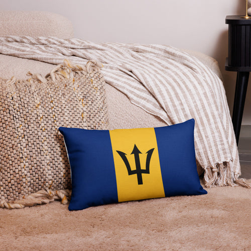 National Flag Pillow Cases - Collection 1 Barbados / 20x12