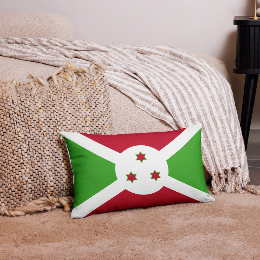 National Flag Pillow Cases - Collection 1 Burundi pillow-case-20x12
