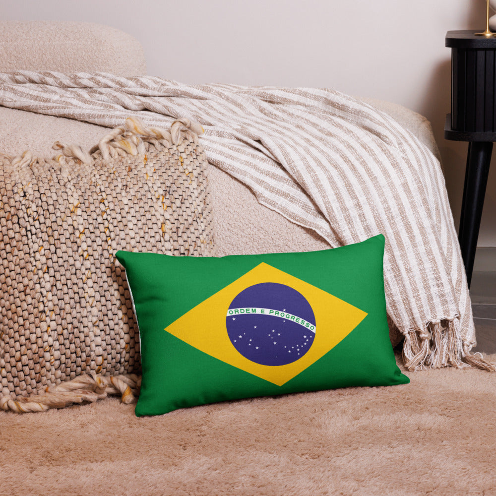 National Flag Pillow Cases - Collection 1 Brazil pillow-case-20x12