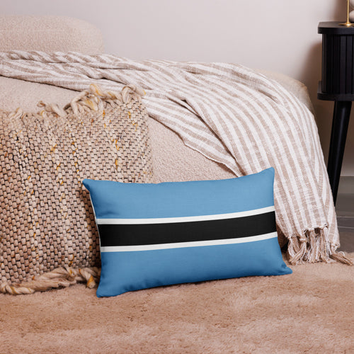 National Flag Pillow Cases - Collection 1 Botswana / 20x12