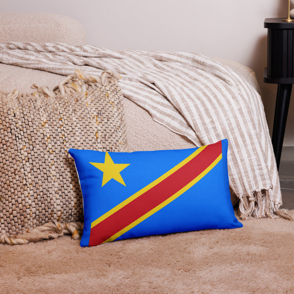 National Flag Pillow Cases - Collection 1 Democratic Republic of the Congo pillow-case-20x12