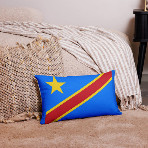National Flag Pillow Cases - Collection 1 Democratic Republic of the Congo / 20x12