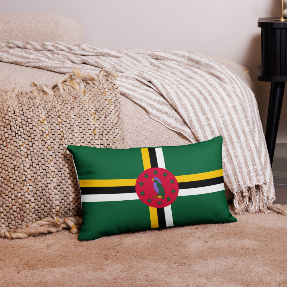 National Flag Pillow Cases - Collection 1 Dominica pillow-case-20x12