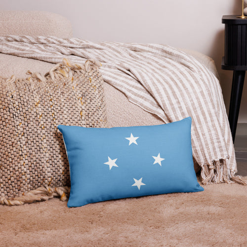 National Flag Pillow Cases - Collection 1 Micronesia / 20x12