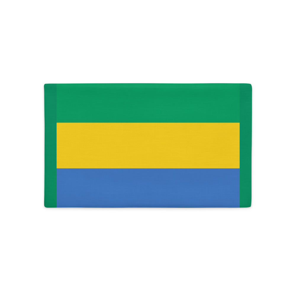 National Flag Pillow Cases - Collection 1 Gabon pillow-case-20x12