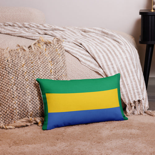 National Flag Pillow Cases - Collection 1 Gabon / 20x12