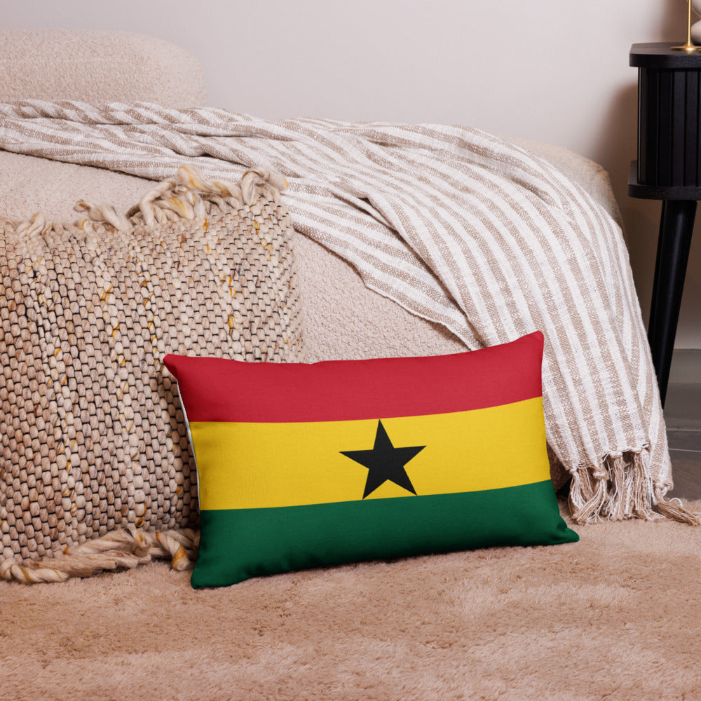 National Flag Pillow Cases - Collection 1 Ghana pillow-case-20x12