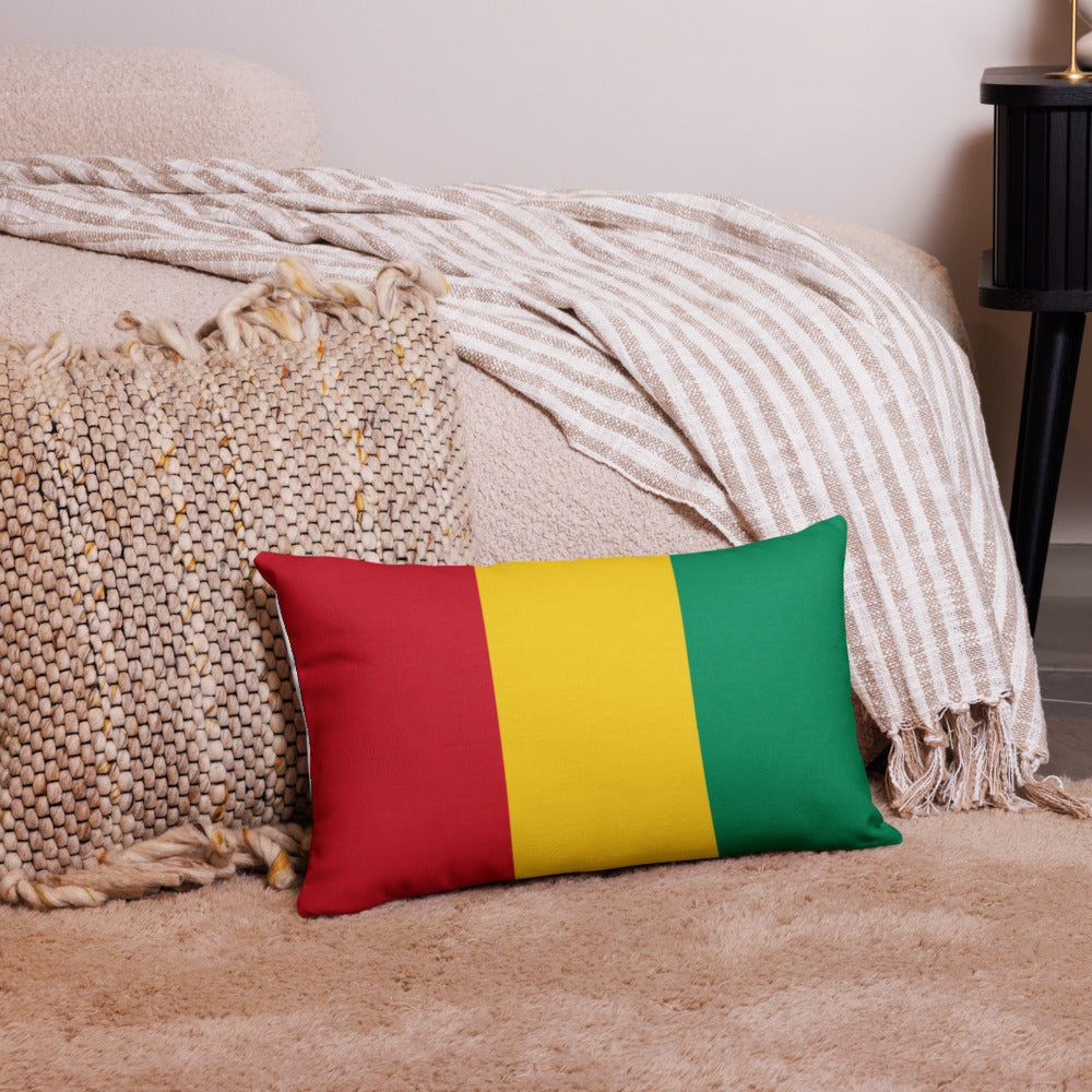 National Flag Pillow Cases - Collection 1 Guinea pillow-case-20x12