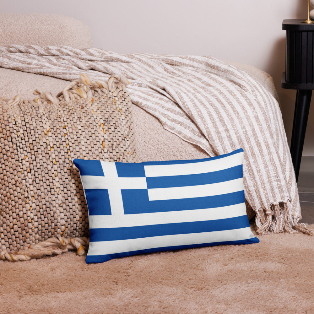 National Flag Pillow Cases - Collection 1 Greece pillow-case-20x12