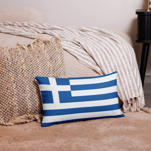 National Flag Pillow Cases - Collection 1 Greece / 20x12