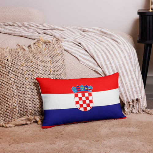 National Flag Pillow Cases - Collection 1 Croatia / 20x12