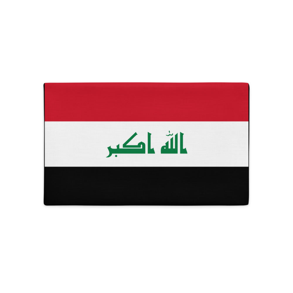 National Flag Pillow Cases - Collection 1 Iraq pillow-case-20x12