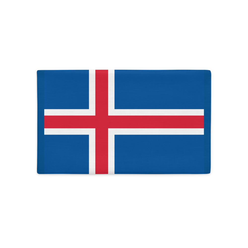 National Flag Pillow Cases - Collection 1 Iceland pillow-case-20x12