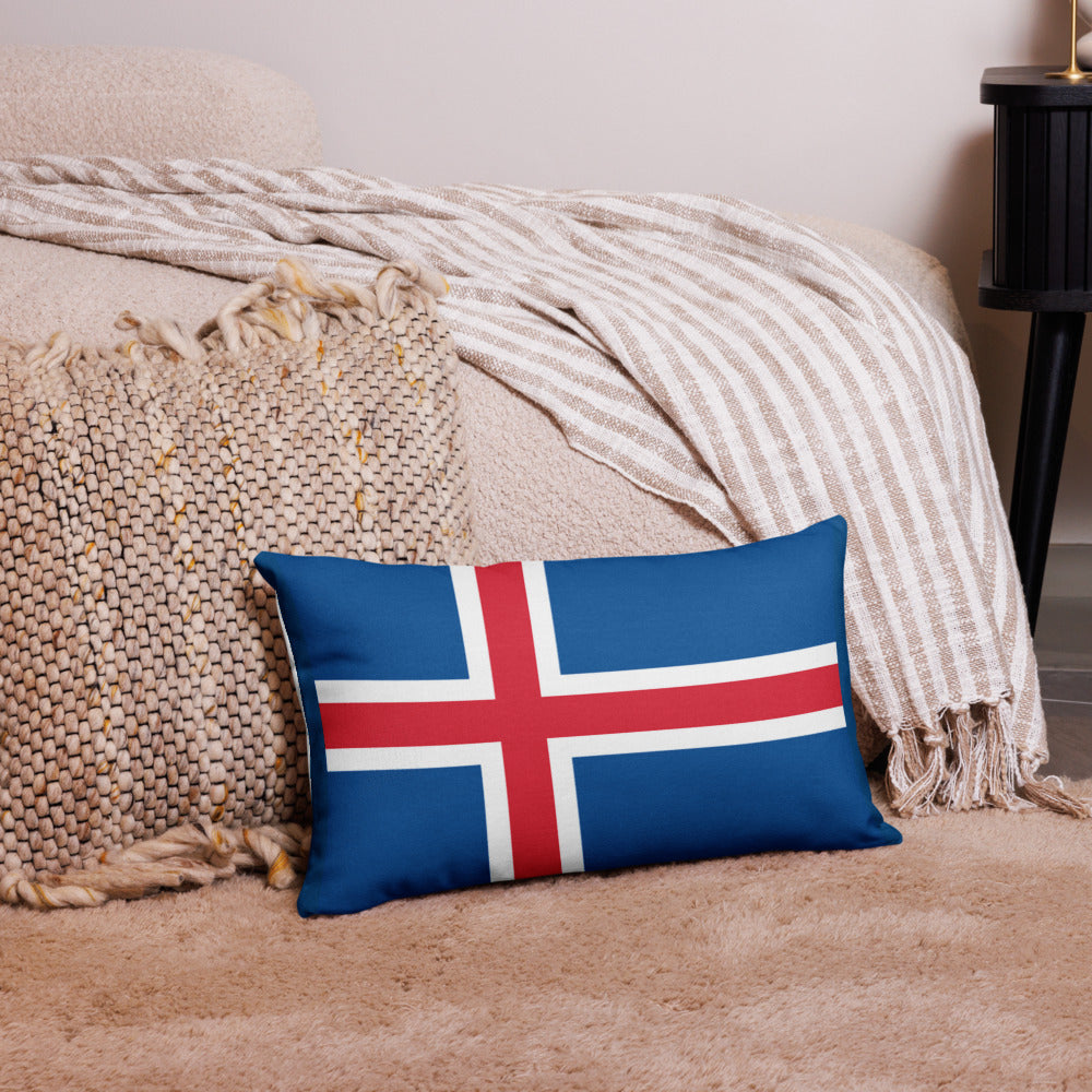 National Flag Pillow Cases - Collection 1 Iceland pillow-case-20x12
