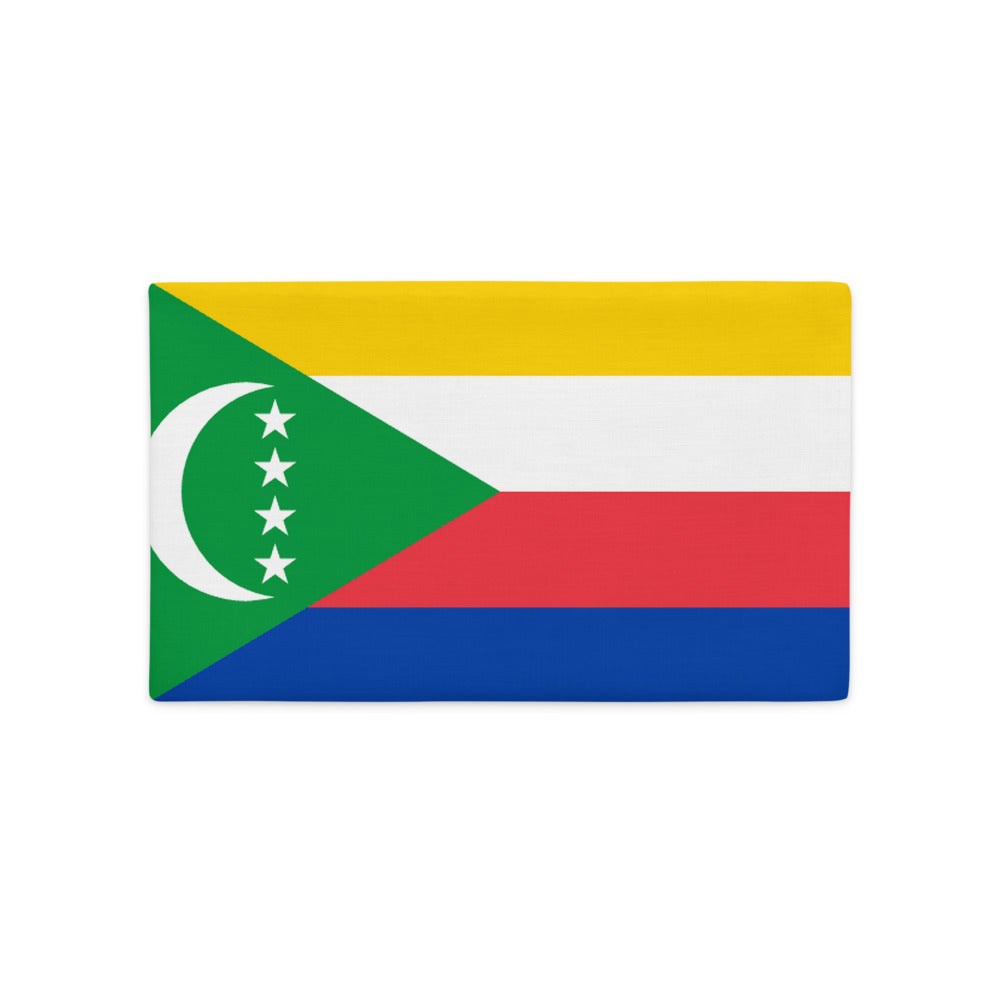 National Flag Pillow Cases - Collection 1 Comoros pillow-case-20x12