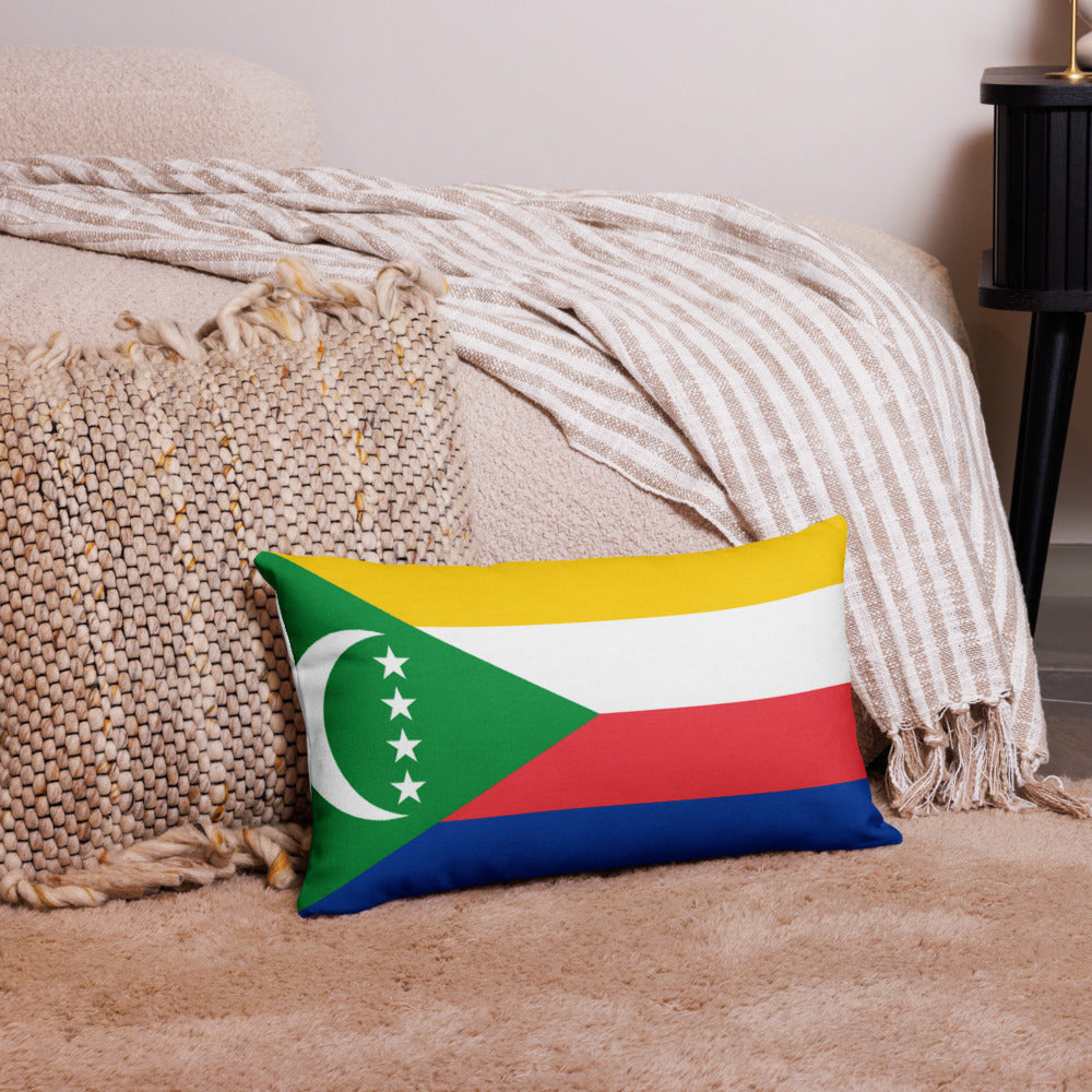 National Flag Pillow Cases - Collection 1 Comoros pillow-case-20x12