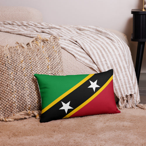 National Flag Pillow Cases - Collection 1 St. Kitts & Nevis / 20x12