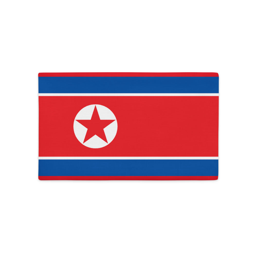 National Flag Pillow Cases - Collection 1 North Korea pillow-case-20x12