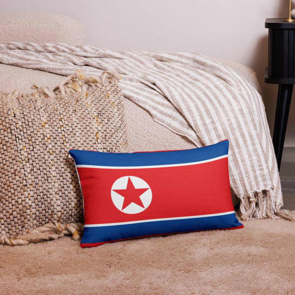 National Flag Pillow Cases - Collection 1 North Korea pillow-case-20x12